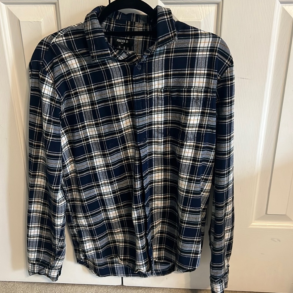 Forever 21 Blue Flannel